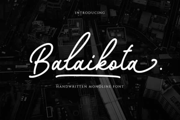 Balaikota: A Refined Script Font for Elegant Digital Branding