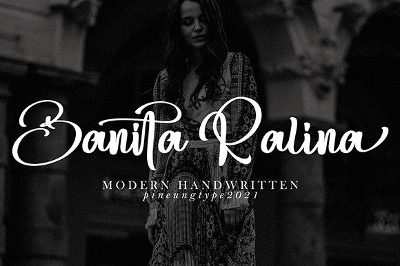 Banita Ralina: A Premium Script Font That Elevates Campaign Visuals