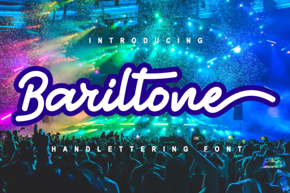 Bariltone: A Script Font for Editorial Elegance