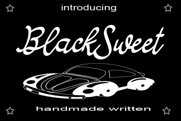 Blacksweet: A Handwritten Script Font for Editorial Warmth