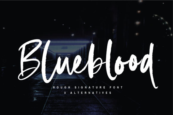 Blueblood Font: Signature Brush Script for Scroll-Stopping Campaigns