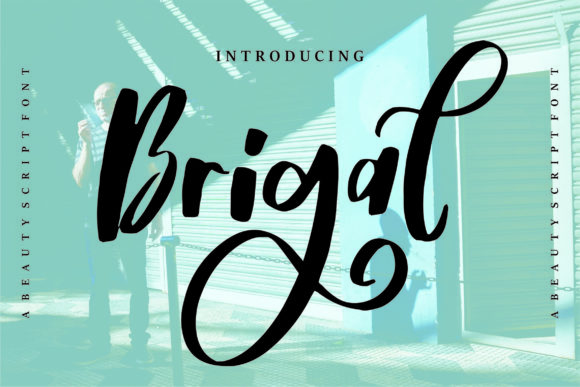 Brigal: A Sweet Handwritten Font for Romantic Campaign Moments