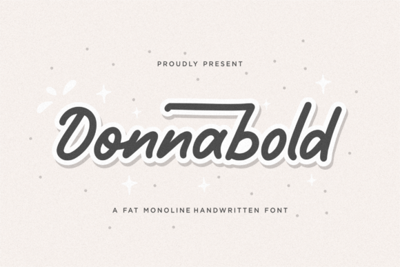 Donnabold: A Thoughtful Script Font for Editorial Warmth