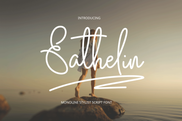 Eathelin: A Refined Script Font for Digital Brand Moments