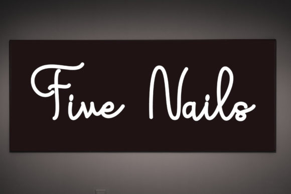 Five Nails: A Handwritten Font That Makes Your Campaign Feel Intentionally Human