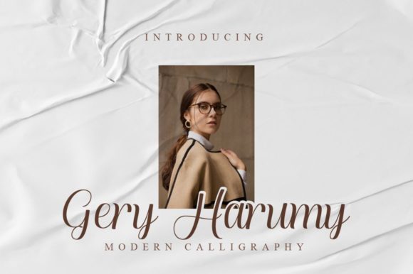 Gery Harumy: A Strategic Script Font for Scroll-Stopping Marketing