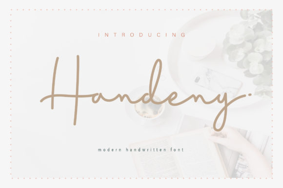 Handeny: A Thoughtful Script Font for Editorial Warmth