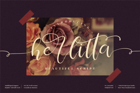 Herlitta: A Refined Script Font for Digital Branding