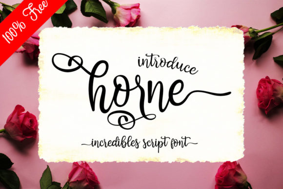 Horne: A Cursive Script Font That Elevates Digital Branding