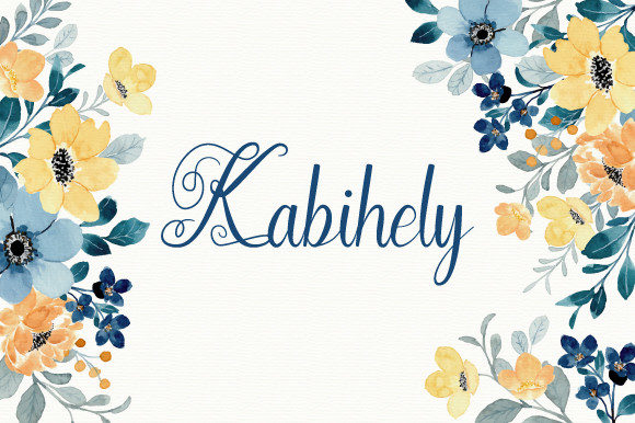Kabihely: A Graceful Script Font for Scroll-Stopping Brand Content