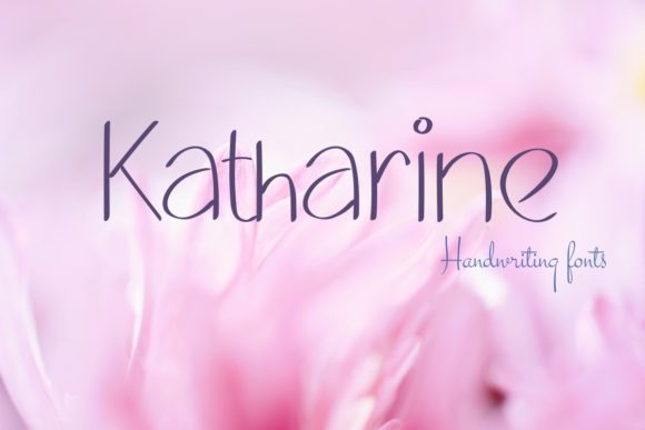 Katharine: A Delicate Handwritten Font for Digital Romance