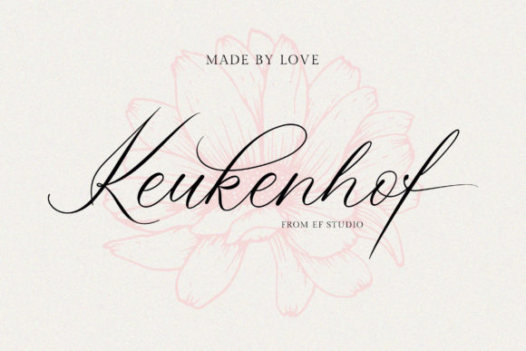 Keukenhof: A Graceful Script Font for Scroll-Stopping Brand Content