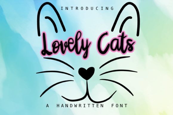 Lovely Cats: A Charming Script Font for Small Business Branding