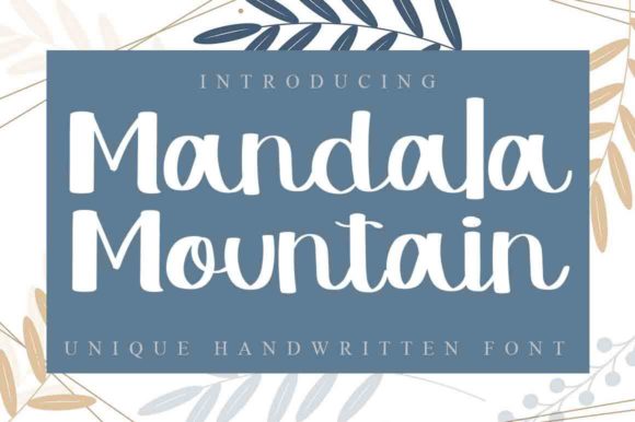 Mandala Mountain: A Handwritten Typeface for Thoughtful Web Design