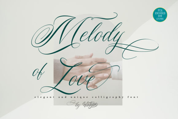 Melody of Love: A Graceful Script Font for Small Business Branding