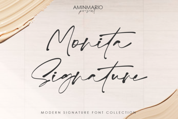 Monita Signature: The Perfect Script Font for Handmade Creators