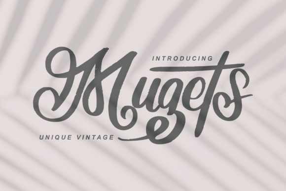 Mugets: A Handwritten Script Font That Elevates Every Handmade Detail