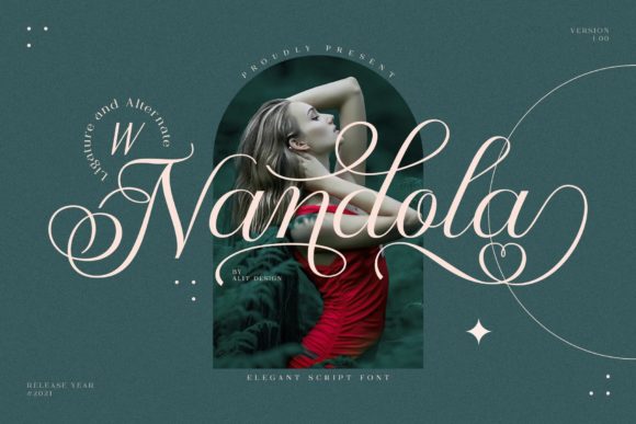Nandola: A Refined Script Font for Elegant Digital Branding