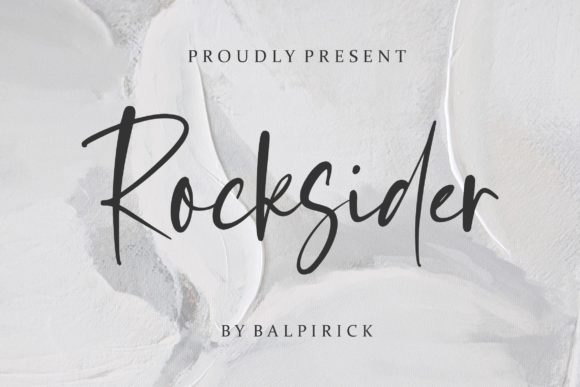Rocksider: A Handwritten Font That Elevates Real Business Branding