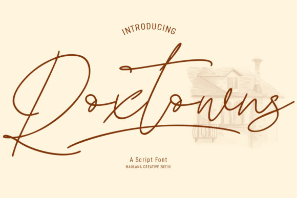 Roxtowns: A Graceful Script Font for Thoughtful Editorial Design