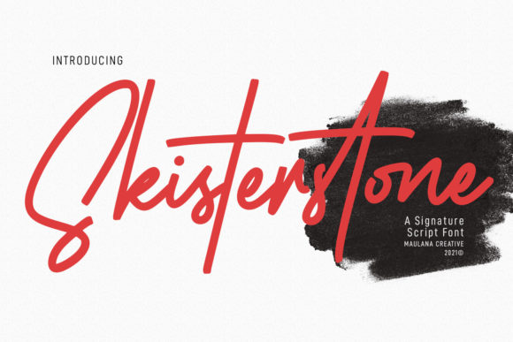 Skisterstones Signature: A Premium Script Font for Scroll-Stopping Brand Content