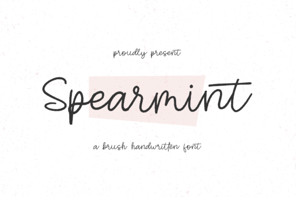 Spearmint: A Refined Script Font for Digital Brand Moments