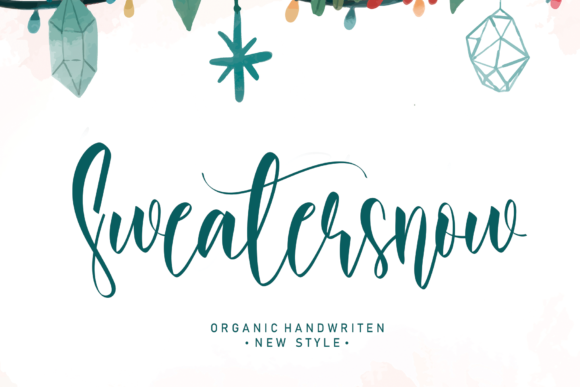 Sweater Snow: A Handwritten Font That Makes Your Brand Feel Warmer