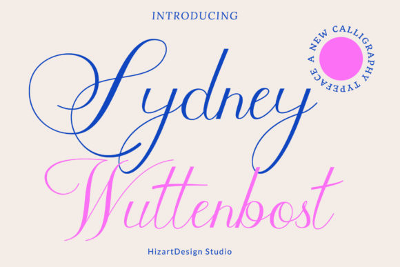 Sydney Wuttenbost: A Graceful Script Font for Handmade Brands