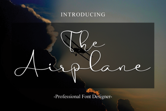 The Airplane Font: A Graceful Script for Branding and Design