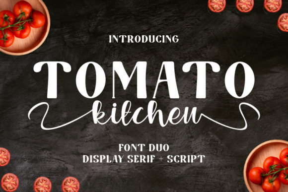 Tomato Kitchen Duo: A Modern Script Font for Digital Branding